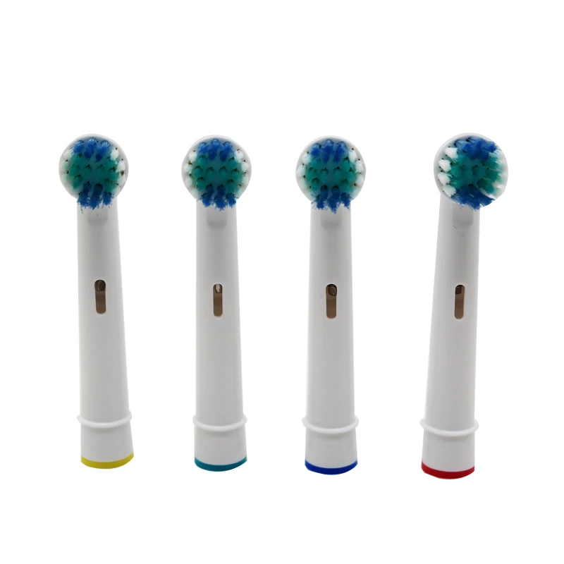 

Edieu 4pcs Electric Toothbrush Head Soft for Oral B Teeth Replacement Head Daily Clean Whitening Soft DuPont Heads Dental Brush