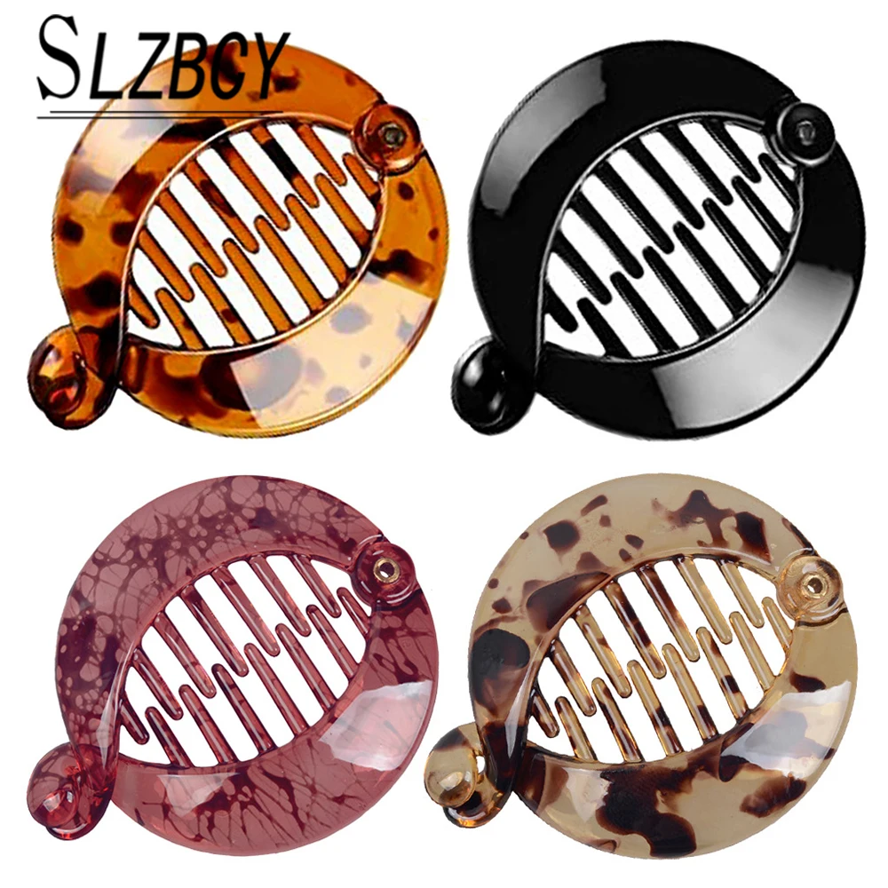 

Exaggerated Open Acrylic Hairpin Woman Geometric Hollow Hairpins Hair Clips Alloy Barrettes Girls Hair Accessories Headwear