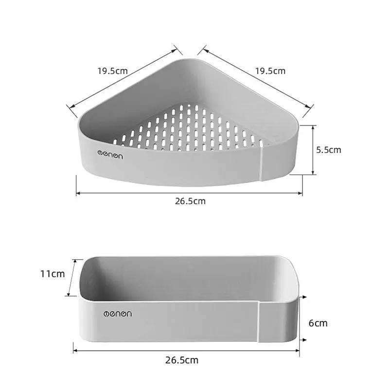 Угловая полка для хранения в ванную комнату настенный органайзер держатель душа