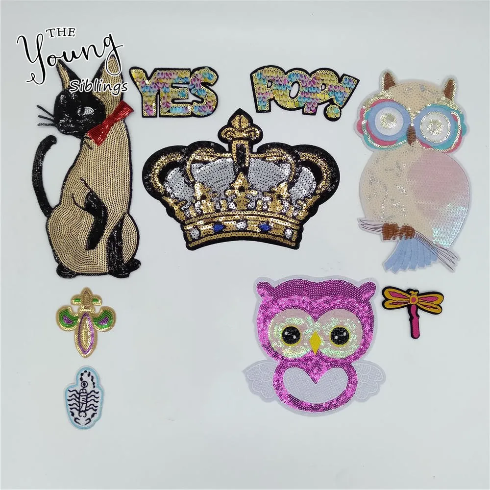 Модный стиль детский клей блестки аппликация вышивка сделай сам нашивки в