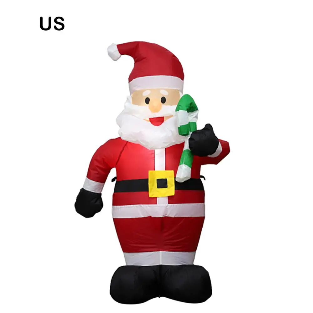 Новый Рождество Санта Клаус большой Размеры надувные лампы вверх двор Декор