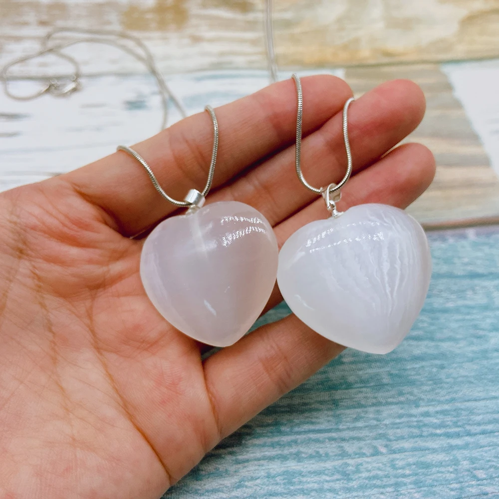 Ожерелье из натурального селенита 3 2 см 1 шт. | Дом и сад