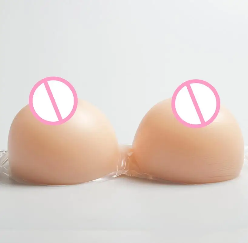 2020 Hot Sale 1200g Silicone Breast Forms With Shoulder Straps For Crossdresser Cosplay Transgender Mastectomy Boobs Enhancer