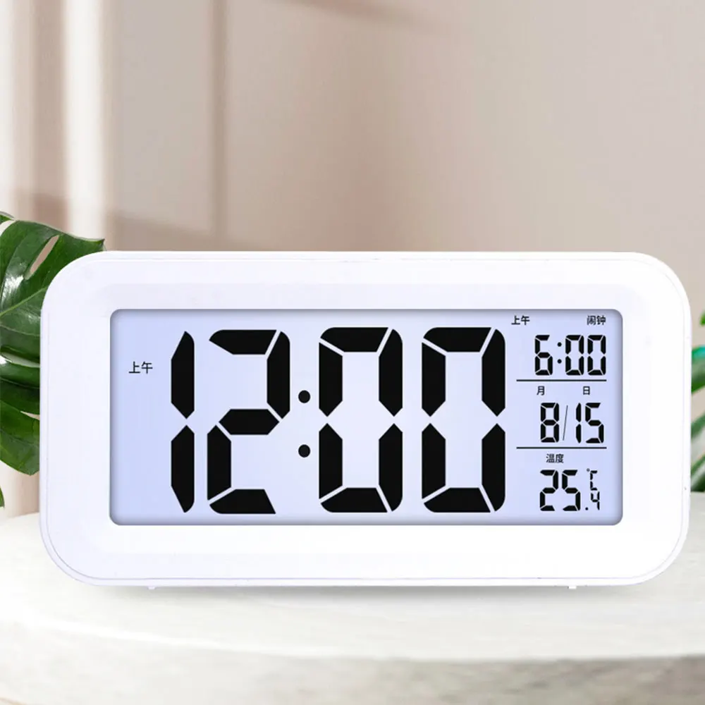 Тихий умный будильник электронные часы настольное цифровое украшение для