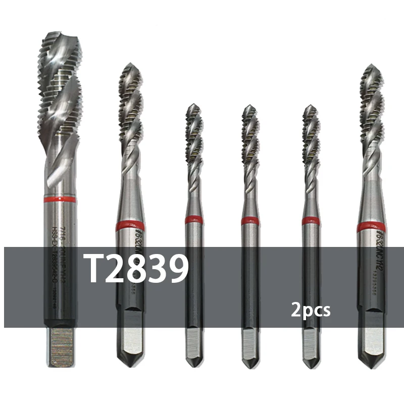 

2-56UNC 4-40UNC 6-32UNC 8-32UNC 10-24UNC 10-32UNF 1/4-20UNC 1/4-28UNF 5/16-18UNC UNC UNF Multi Purpose Tapping Spiral Flute Taps