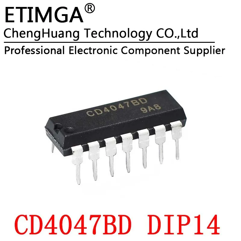 

5PCS/LOT CD4047 CD4047BE CD4047BD DIP14 Logic-Multi-Frequency Oscillator