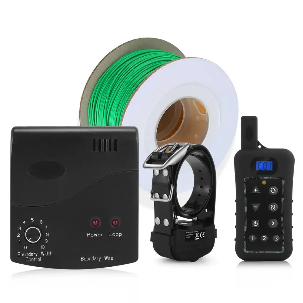 Беспроводной Забор для собак система сдерживания с перезаряжаемым ошейником и