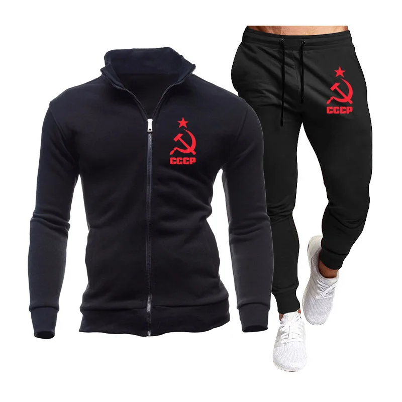 Новинка Лидер продаж мужская куртка мужской спортивный костюм из хлопка с
