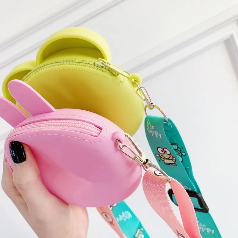 Мини-молния женские сумки на плечо портативная Милая мультяшная Аниме Сумка