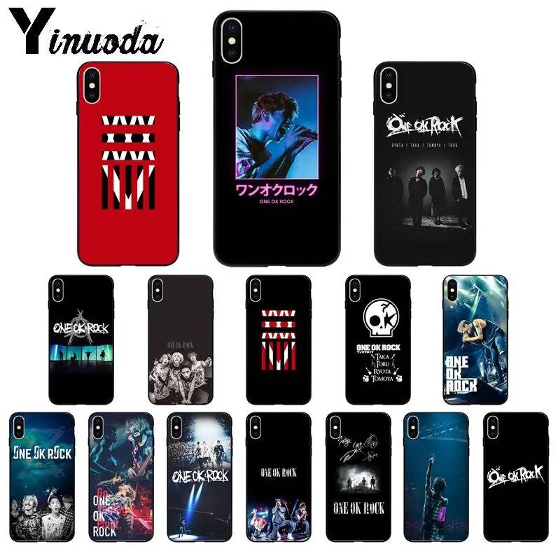 Мягкий силиконовый чехол Yinuoda ONE OK ROCK из ТПУ для iPhone 5 5Sx 6 7 7plus 8 8plus X XS MAX XR 11 11pro