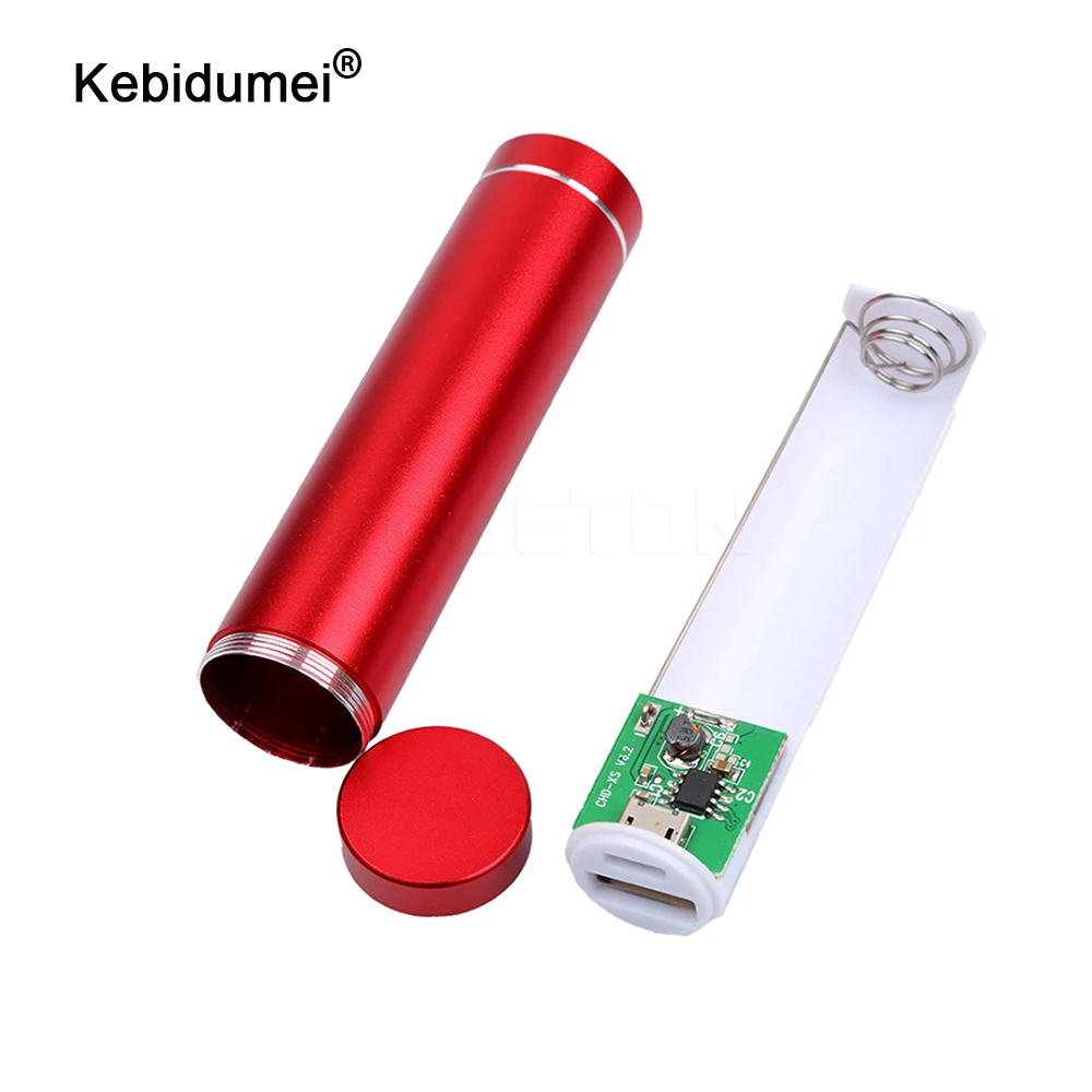 Kebidumei горячая Распродажа 5 в 18650 Коробка для аккумуляторов Портативный USB