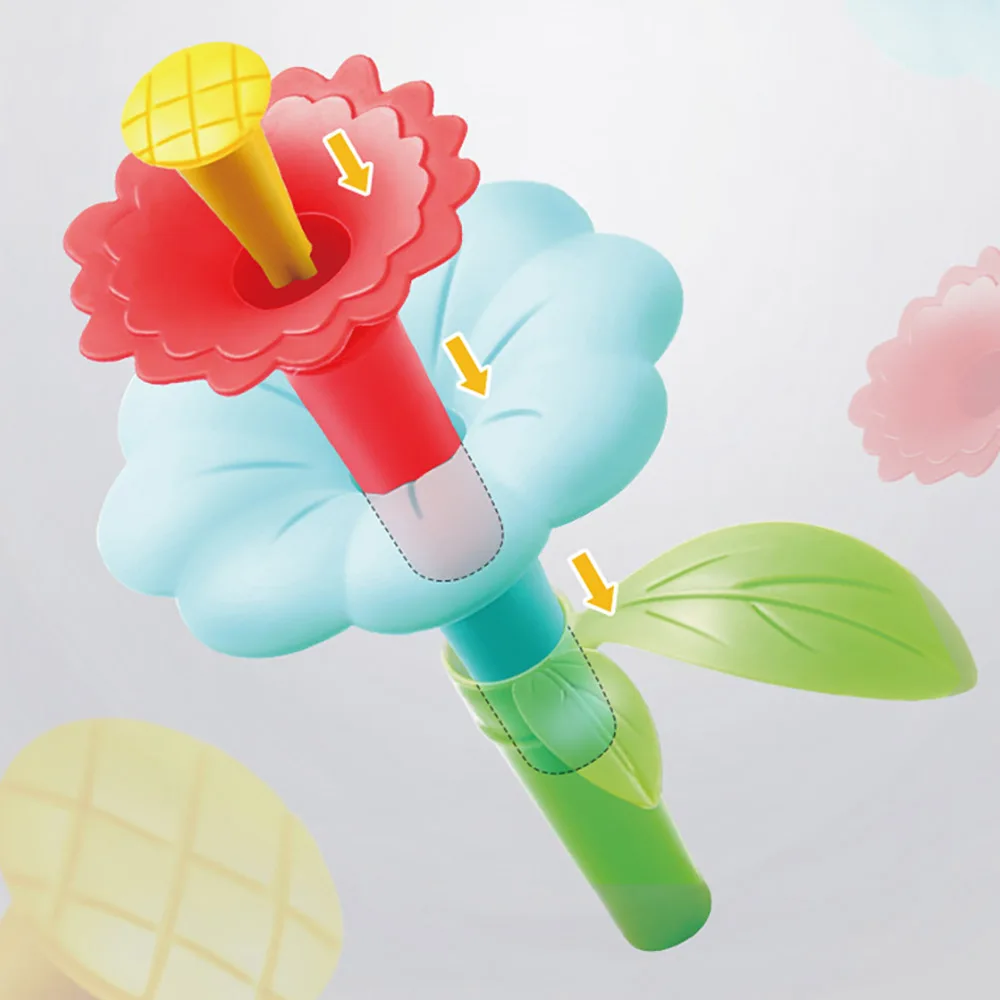 

Flower Garden Building Toys Gardening Pretend Set Gifts for 3-6 Year Old Girls Arts And Crafts Educational Activity Toddler Toys
