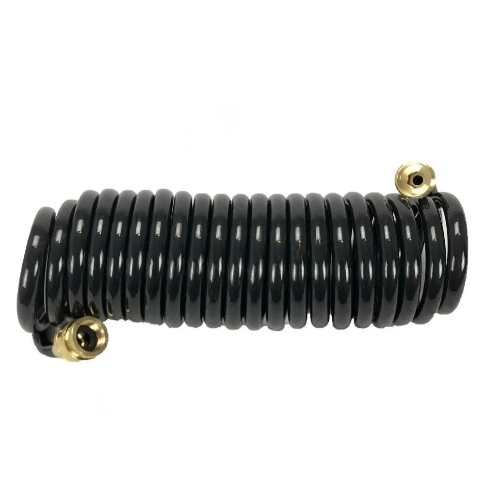 6 5 м спиральный шланг и триггерное сопло латунные адаптеры лодка морская катушка