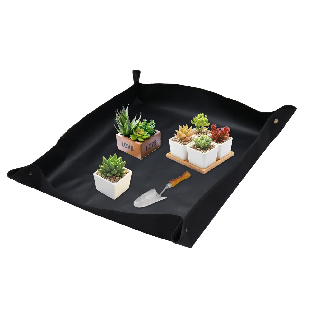 

Reusable Plant Change Thicken Pad Waterproof Basin Land Cushion Square Gardening Mix Soil Lock Design Mat Flower Pot Cushion Mat