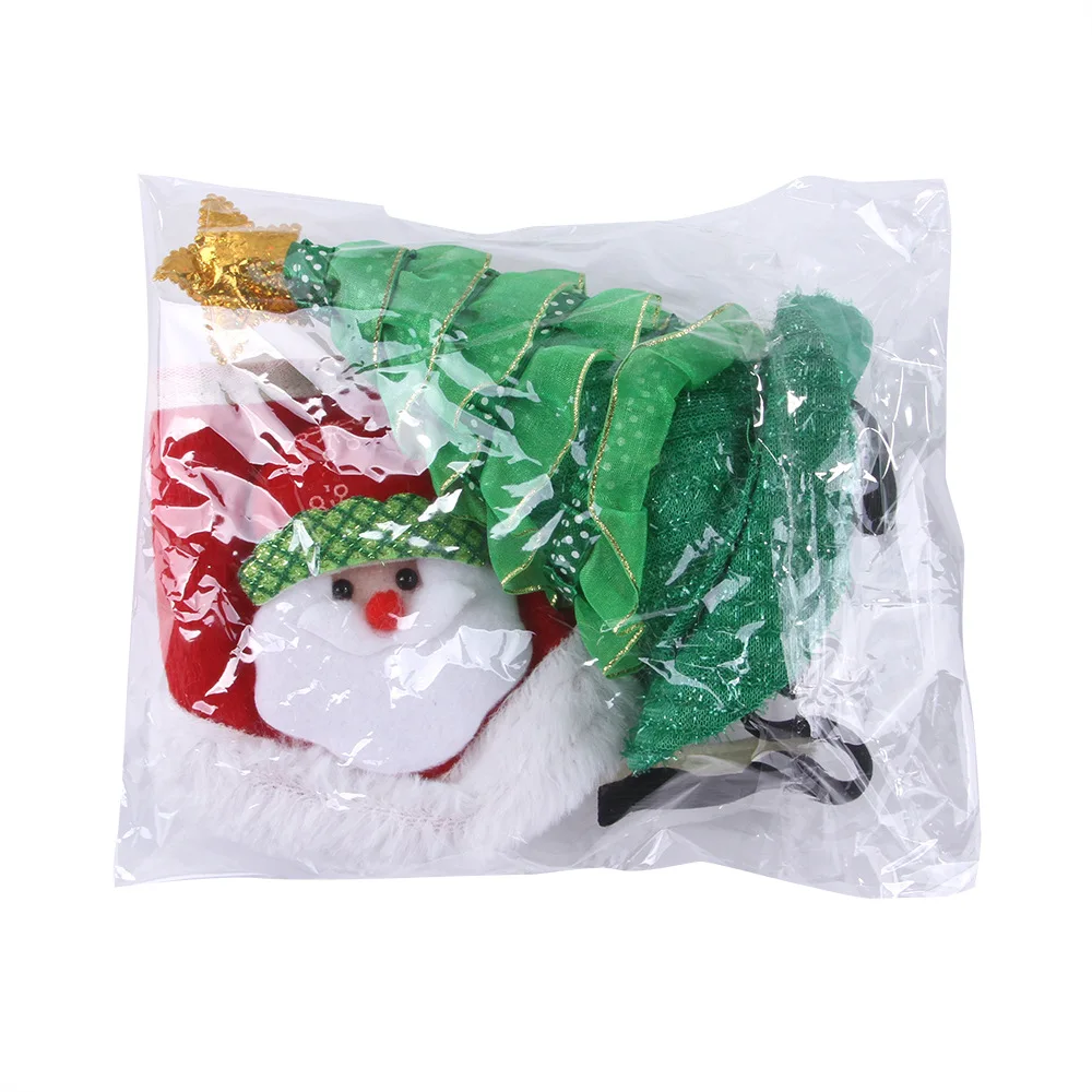 Новый Набор рождественских шапок и шарфов для домашних животных шапка