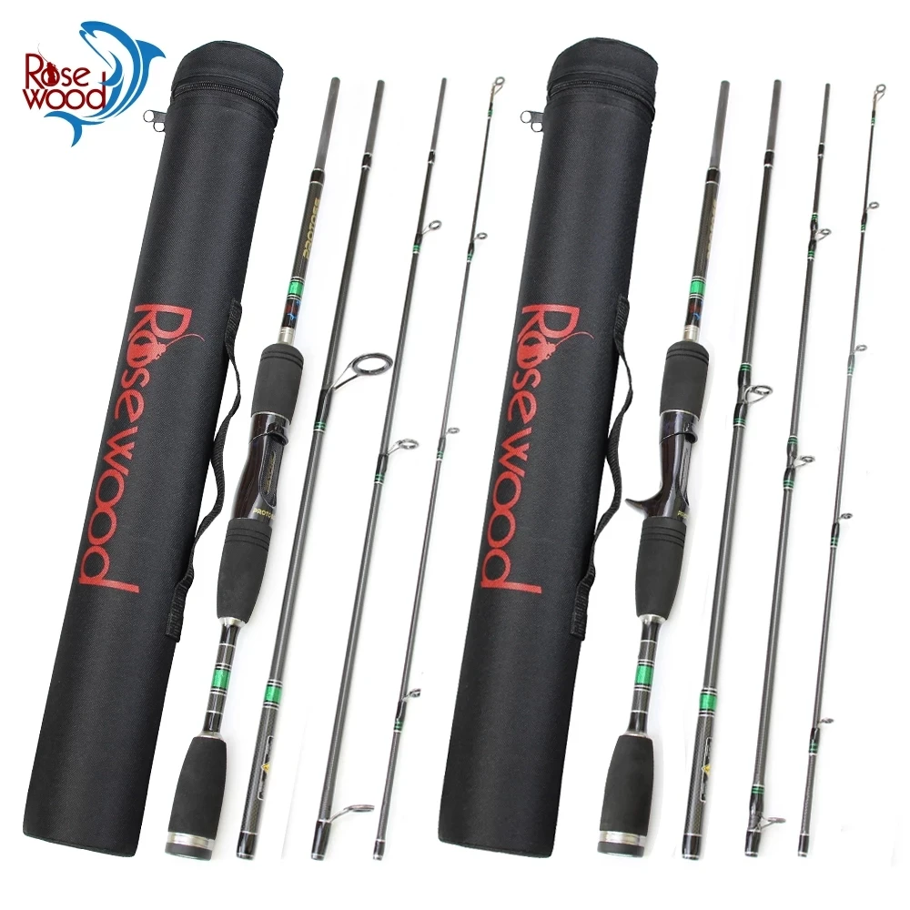 Удилище из розового дерева 1 98 м 4 секции для ловли карпа с портативной сумкой -