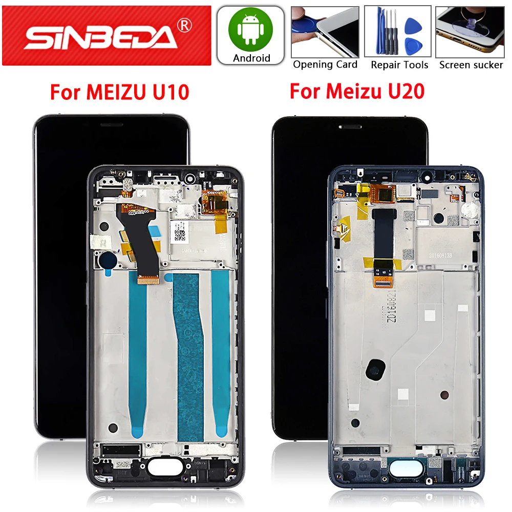 ЖК-дисплей для Meizu U10 U20 U680A U685C U685Q дисплей с сенсорным экраном и дигитайзером в