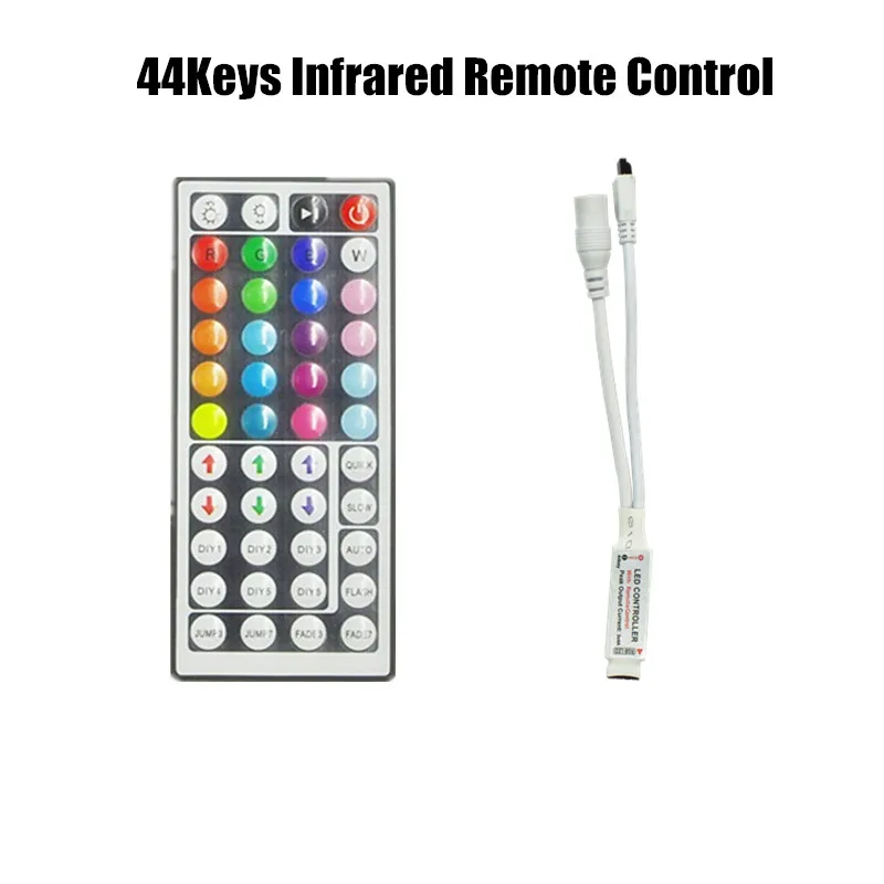 

RGB LED Strips Light Decoration Flexible Ribbon Diode Infrared Remote Controller For Bedroom TV Background Lighting Decor 10M