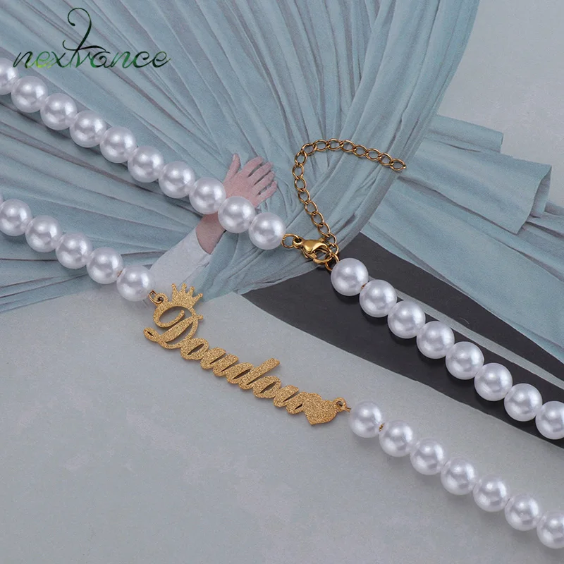 Женское Ожерелье из нержавеющей стали Nextvance, классическое ожерелье с кулоном в виде короны, ювелирное изделие для девушек