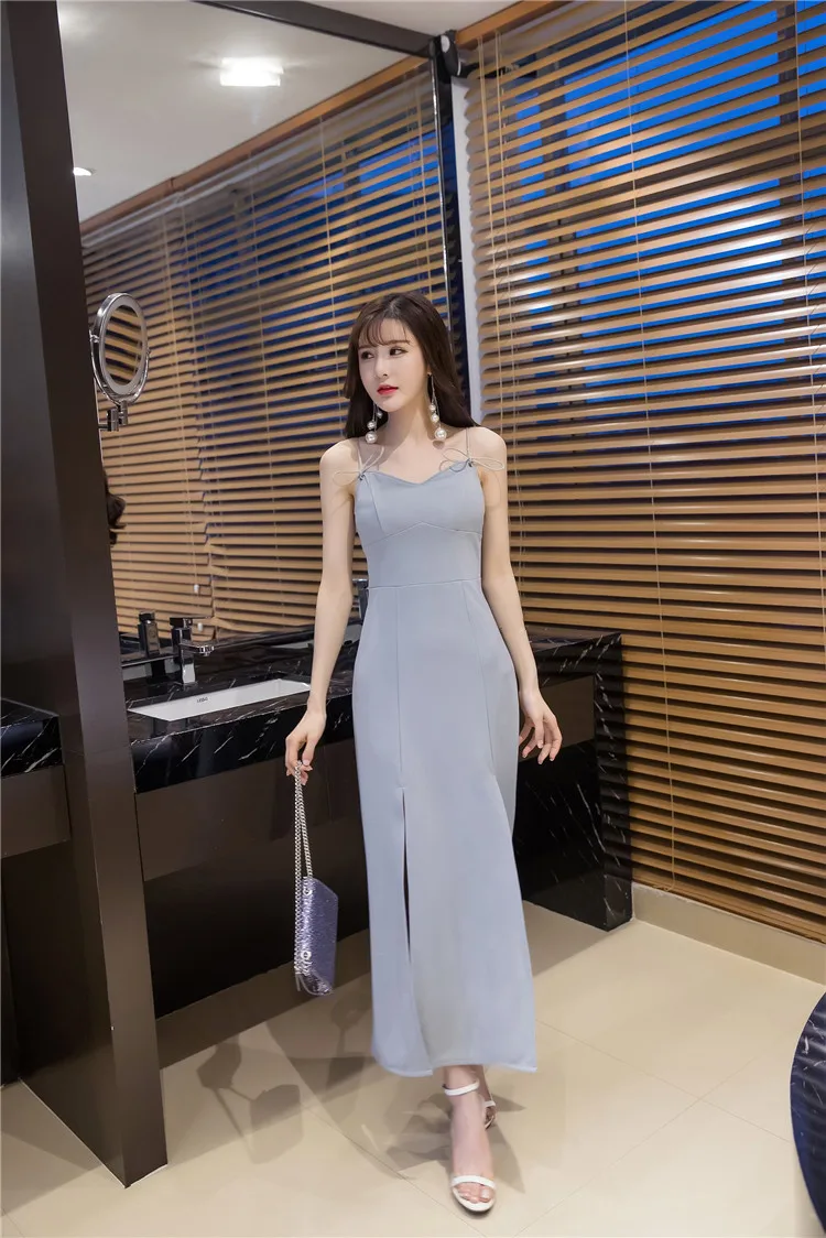 ZC1860 2020 Новинка весенне летнее женское модное сексуальное облегающее платье с V