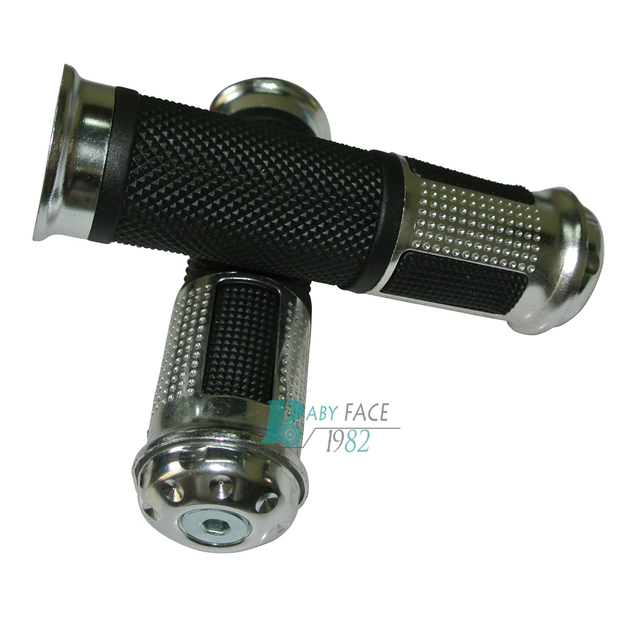 

Motorcycle CNC Aluminum Rubber Gel Hand Grips for 7/8" Handle Bar Bike Bicycle