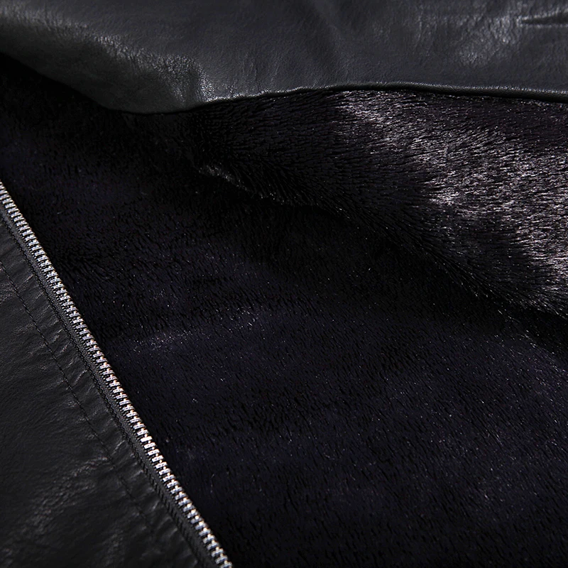 Женские зимние куртки из искусственной кожи теплые облегающие с шерстяной