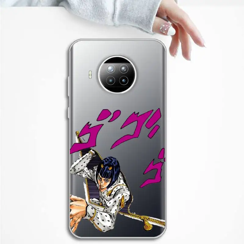 

JOJO 39 s Bizarre Adventure Japanese Phone Case Transparent Clear for Xiaomi Redmi note 10 t 8 9 pro lite 11