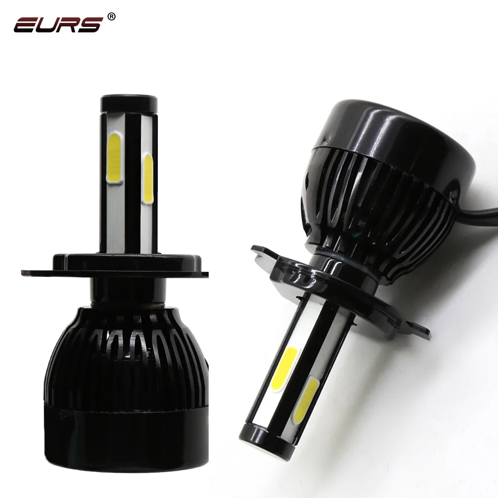 EURS(TM) 2 шт все в одном компактный дизайн G20 фары 12V 24V Автомобильные H4 LED 5202 h16 D2C D2S 9012 |