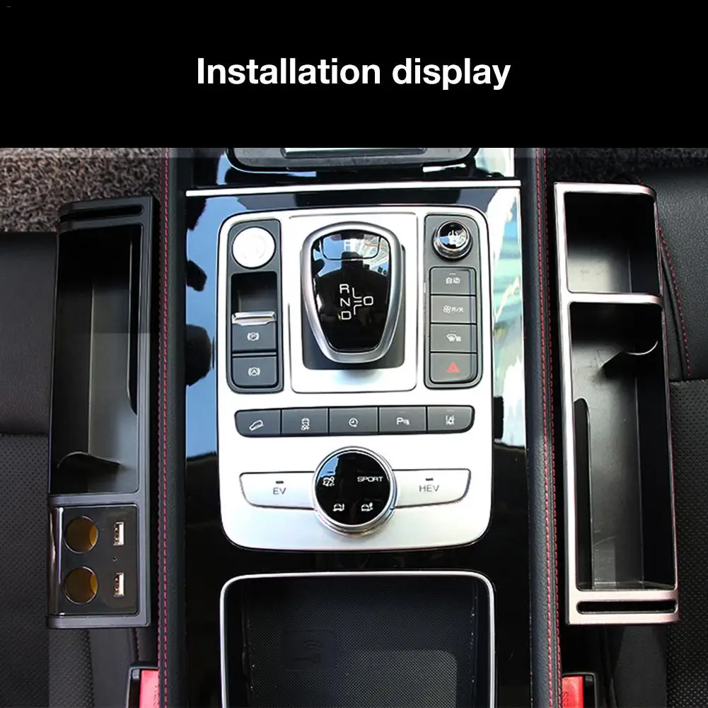 Беспроводное зарядное устройство USB для автомобиля карманный зазор сиденья