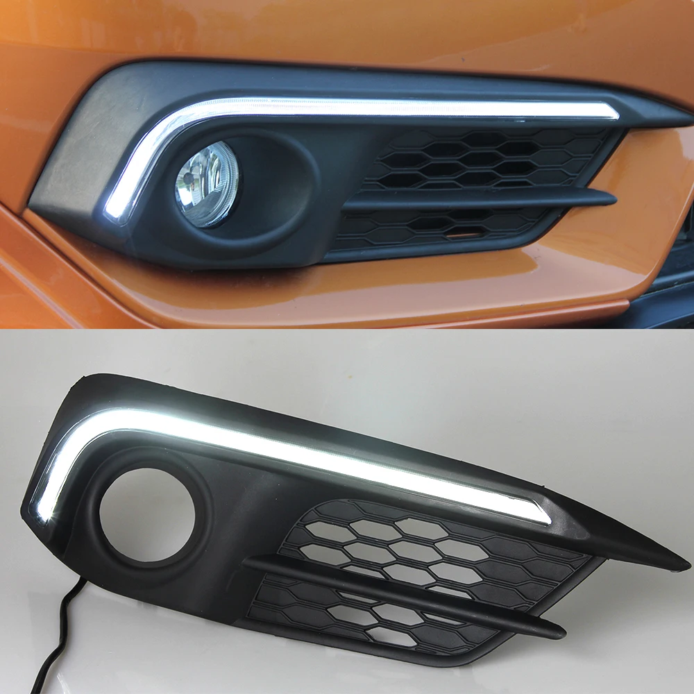 1 пара для Honda Civic 2016 2017 2018 DRL светодиодный дневных ходовых огней светильник