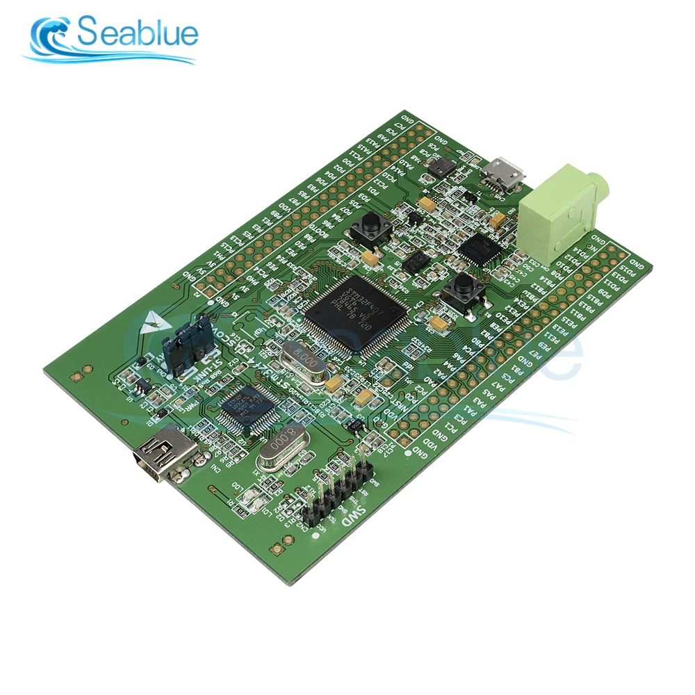 Stm32f4 Дискавери Stm32f407 Cortex m4 макетная плата модуль st link V2|Детали и аксессуары для