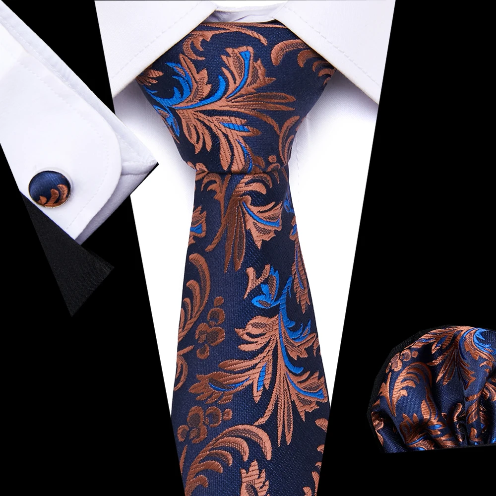 

Classic Many Color Newest style Holiday Present Tie Pocket Squares Cufflink Set Necktie Wedding Accessories Striped Office