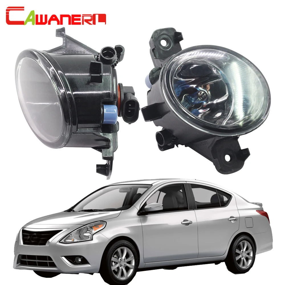 Cawanerl для Nissan Sunny 2003 2015 100W H11 автомобиль галогенная лампа туман светильник DRL