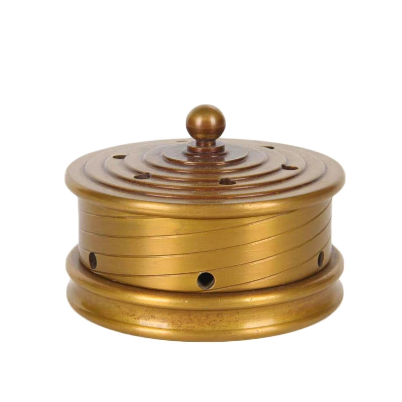 

MOZART Pure Copper Incense Burner Decoration Crafts Tower Furnace Home Supplies