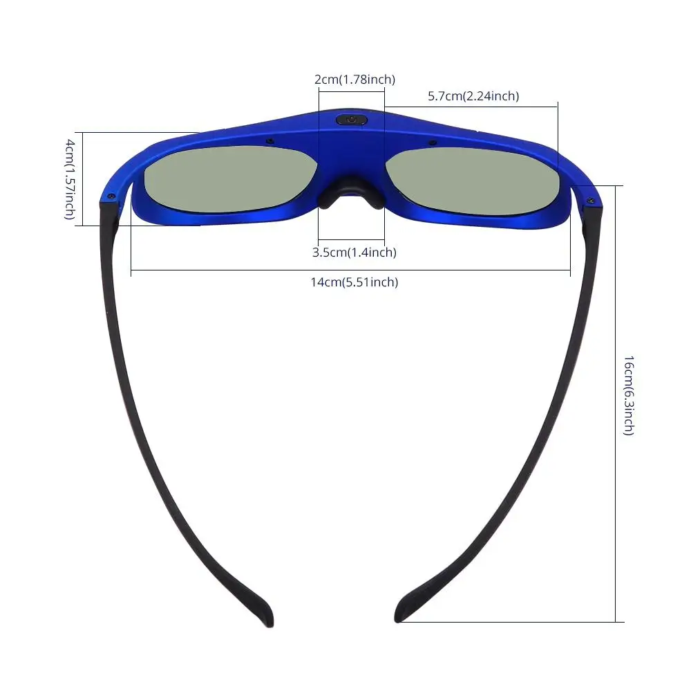 3D активные затворы очки DLP проектор Батарея Универсальный 96-144 Гц для Acer Viewsonic JmGO
