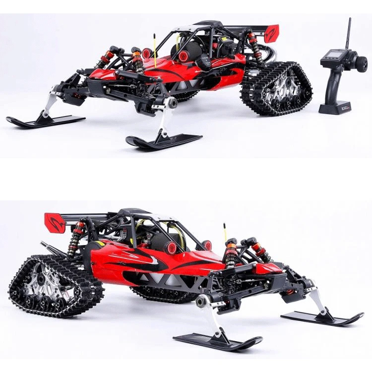 

1/5 ROFUN 30.5CC Gasoline Engine Tracked Vehicle Snow Climbing Racing with Symmetrical Steering 2WD RC Truck for Baja 305AS 5B