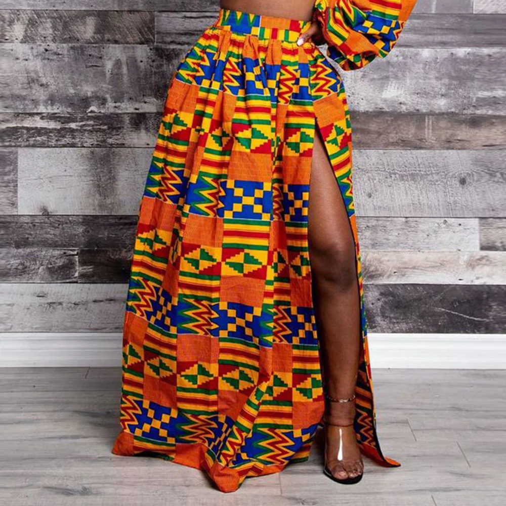 Африканская печать новинка 2020 Дашики базин вощеная одежда юбки с высокой талией