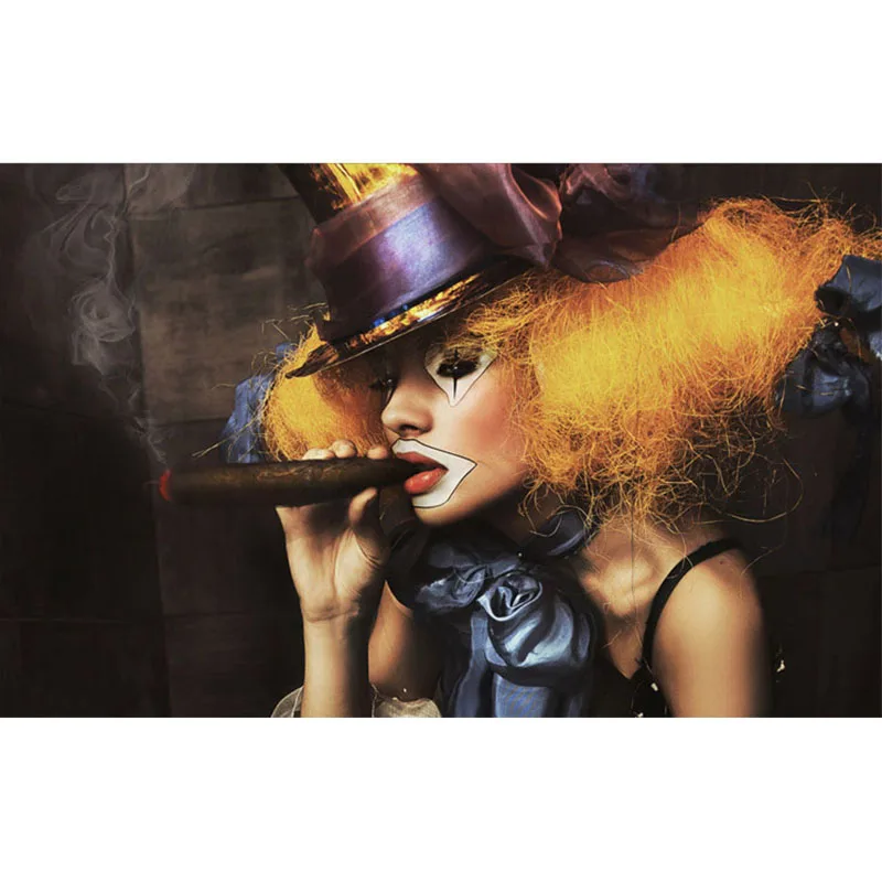 

Retro Wallpaper North Europe Trend Clown Entertainment Club Fashion Bar KTV 3d Wall Mural