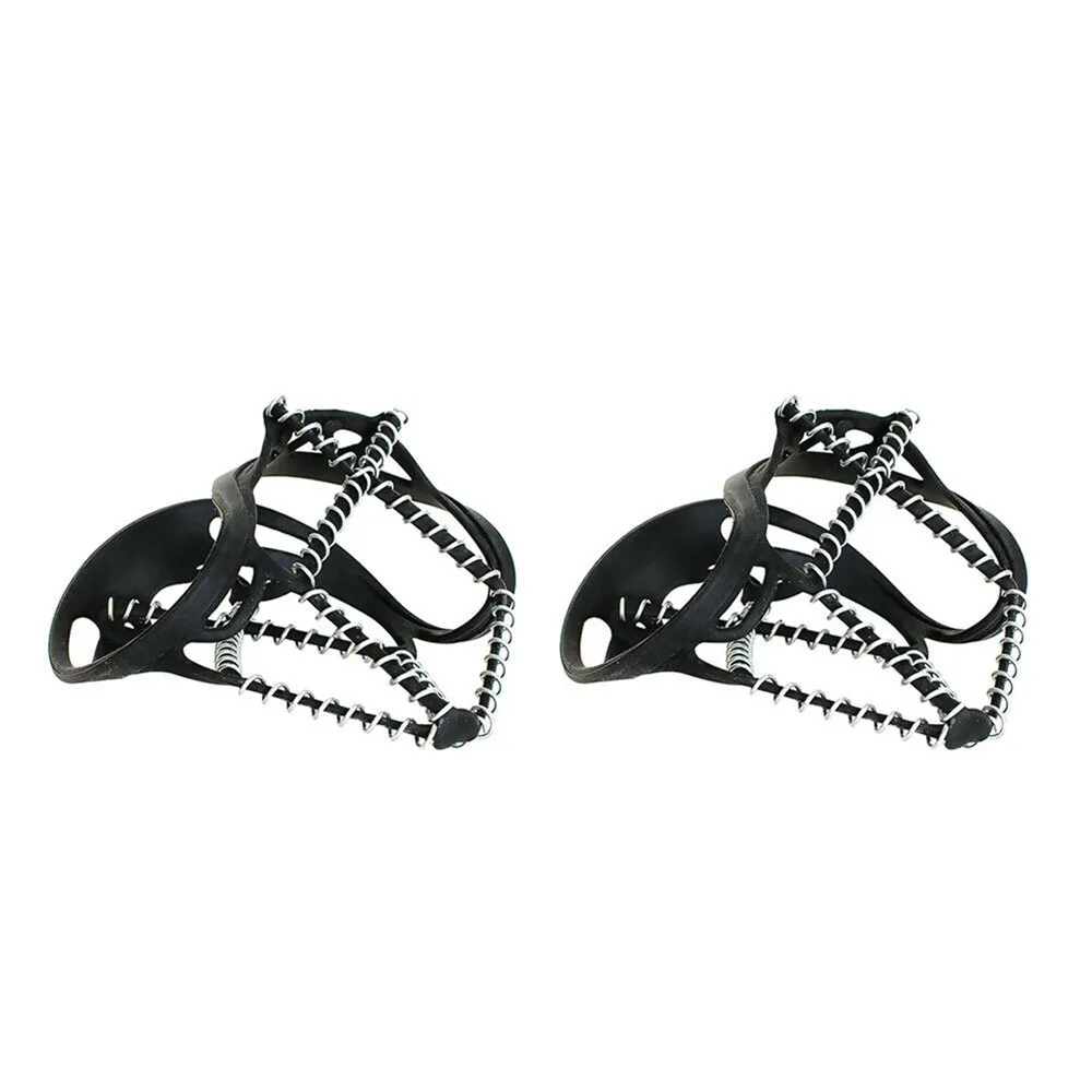 

1 Pair Anti-Slip Ice Snow Gripper Spike Grip Crampon Cleat For Shoes Boots Overshoe Anti-Skid Climbing Snow Claw Studs