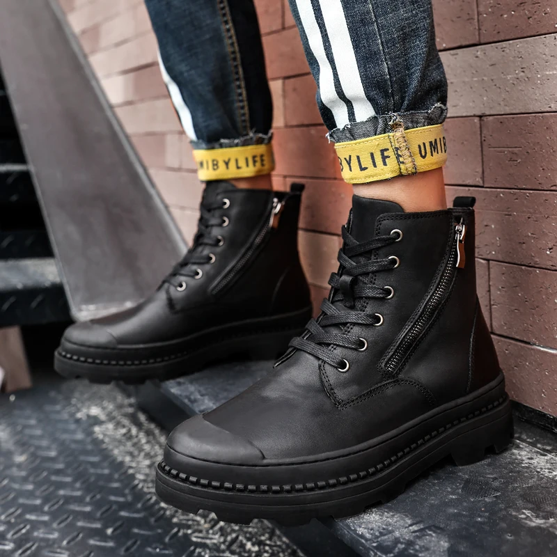 

Casual Sneaker Mens Boots Shoes Men Outdoor Footwear For Leather Man Shoe Sneakers Sport Causal Sports Fashion