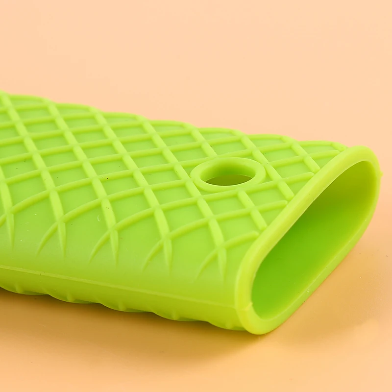 Уникальный Кухня силиконовый горшок ручка сковороды кастрюля держатель втулка