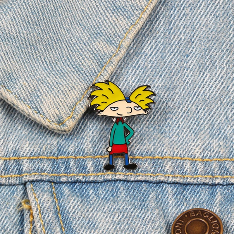 Броши с героями мультфильмов эмалированная булавка для мальчиков классными