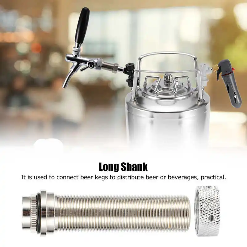 

Beer Tap Faucet Long Shank 98.5mm G5/8in Thread for Adjustable Beer Tap Homebrew Equipment beer gun Homebrew Equipment