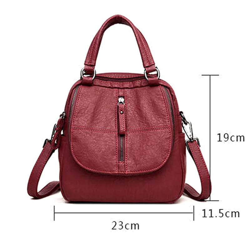 Женские Сумки из искусственной кожи многоцелевой сплошной цвет сумка на плечо