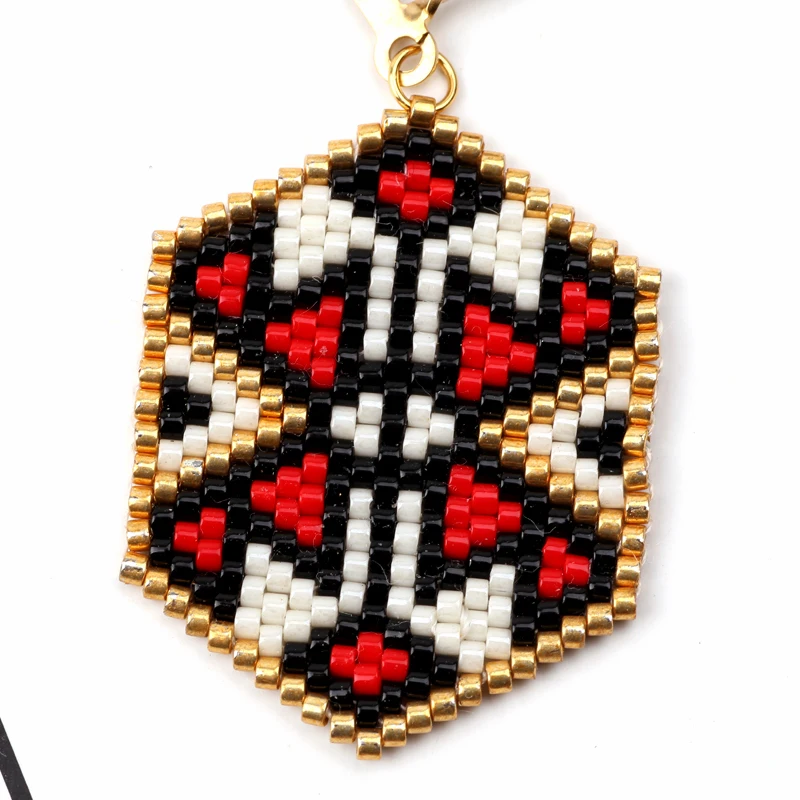 FAIRYWOO ручная работа серьга геометрической формы этнические большие серьги