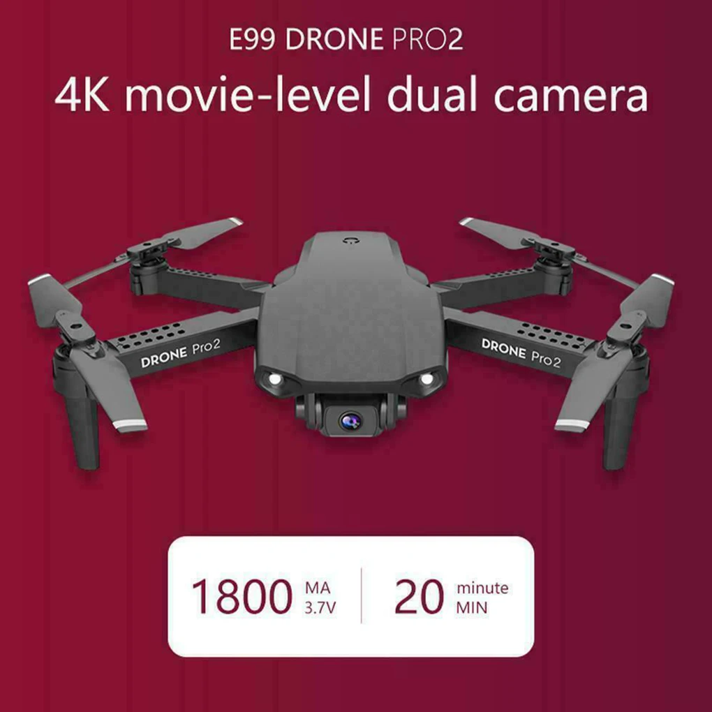 e99 pro2 ру дрон с камерой 4k 1080p 720 двойно