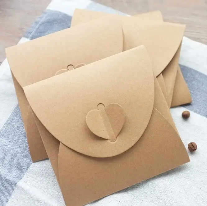 

5pcs/lot Vintage CD Optical Disc Envelope Kraft Paper CD Bag Blank Mini Envelopes Gift Envelopes for Invitation Gift bags