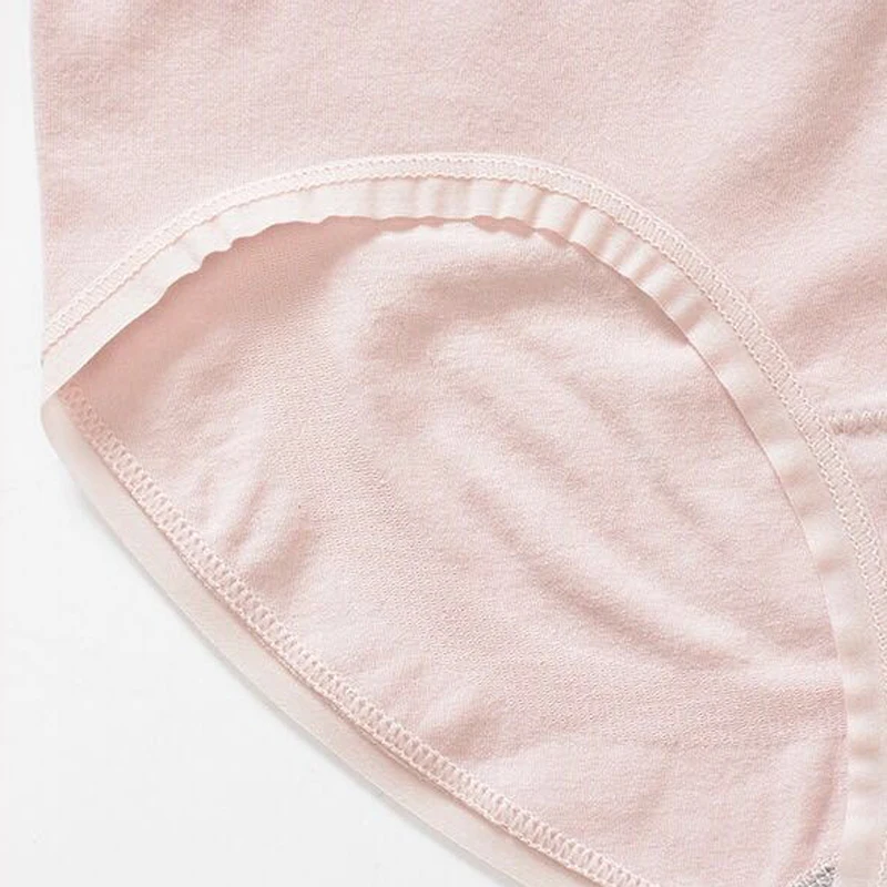 

4Pcs Breathable Underpants Cute Solid Sexy Underwear Women Mid-Rise Seamless Girls Ladies Panties Thin Lingerie Sexy Briefs