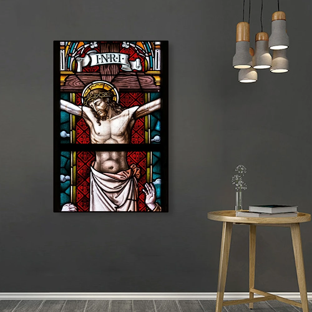 

Crucifixion christ Jesus Canvas Painting Wall Art Nordic Decoration Home Modern Poster For Living Room Decoration Print Picture