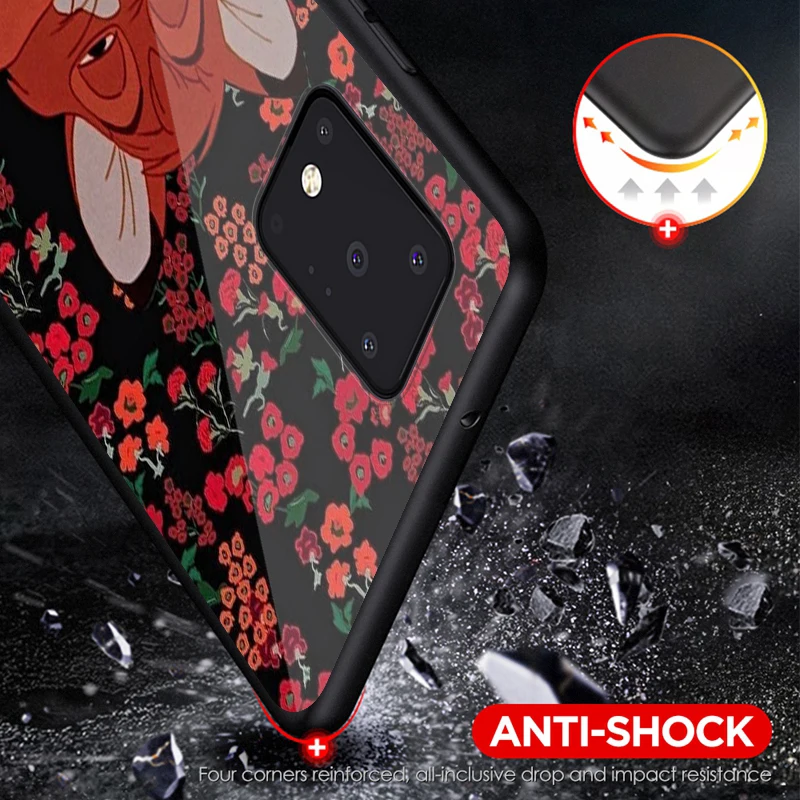 

Disney The Fox and the Hound For Samsung Note 20 10 8 9 M02 M31 S M60S M40 M30 M21 M20 M10 S Ultra Pro Plus Black Phone Case